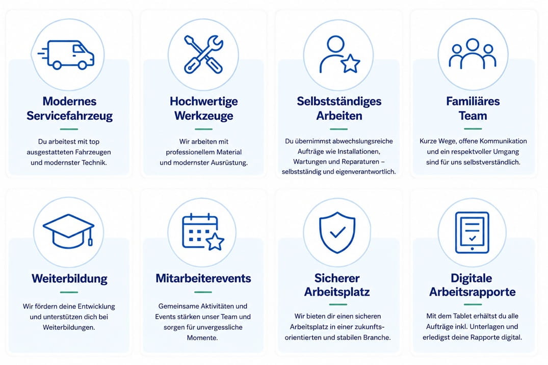 Vorteile bei uns im Job