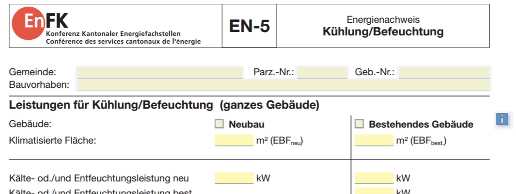 Klimaanlagen Zürich Bewilligung