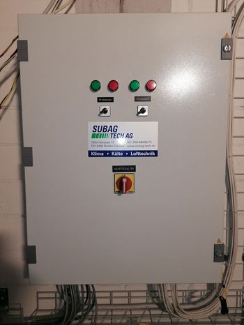 Elektroschrank Kühlanlage